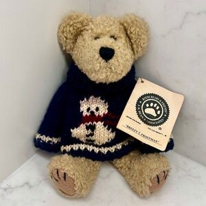 Boyds Bears - Vintage 1999 - Breezy T. Frostman - With Tag - Flaw - Style #91522